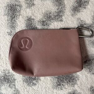 Lululemon mauve Pouch with Carabiner